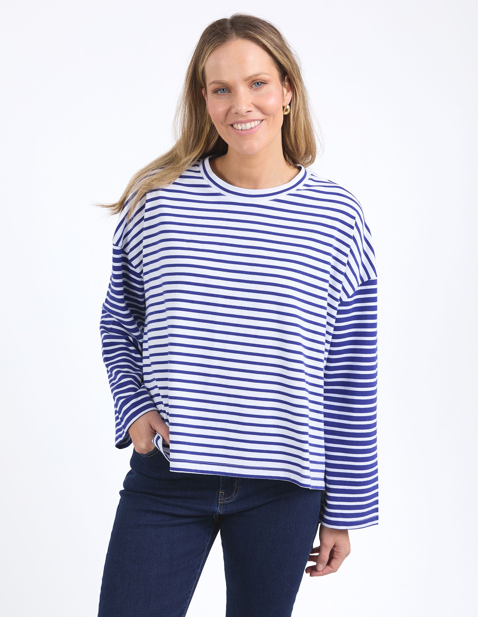 elm-koki-sweat-deep-blue-womens-clothing