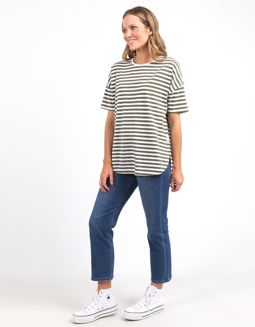 elm-lauren-short-sleeve-tee-stripe-clover-white-stripe-womens-clothing