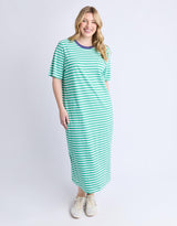 elm-merry-tee-dress-gumdrop-green-white-stripe-vintage-blue-womens-clothing