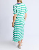 elm-merry-tee-dress-gumdrop-green-white-stripe-vintage-blue-womens-clothing