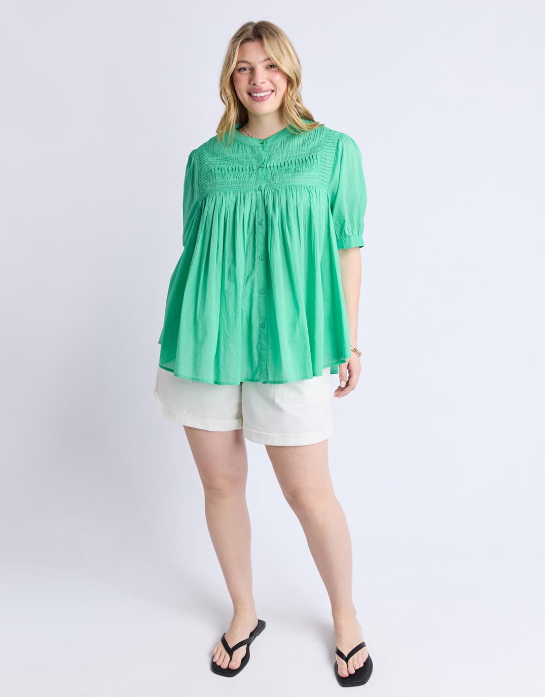elm-monty-short-sleeve-shirt-gumdrop-green-womens-clothing