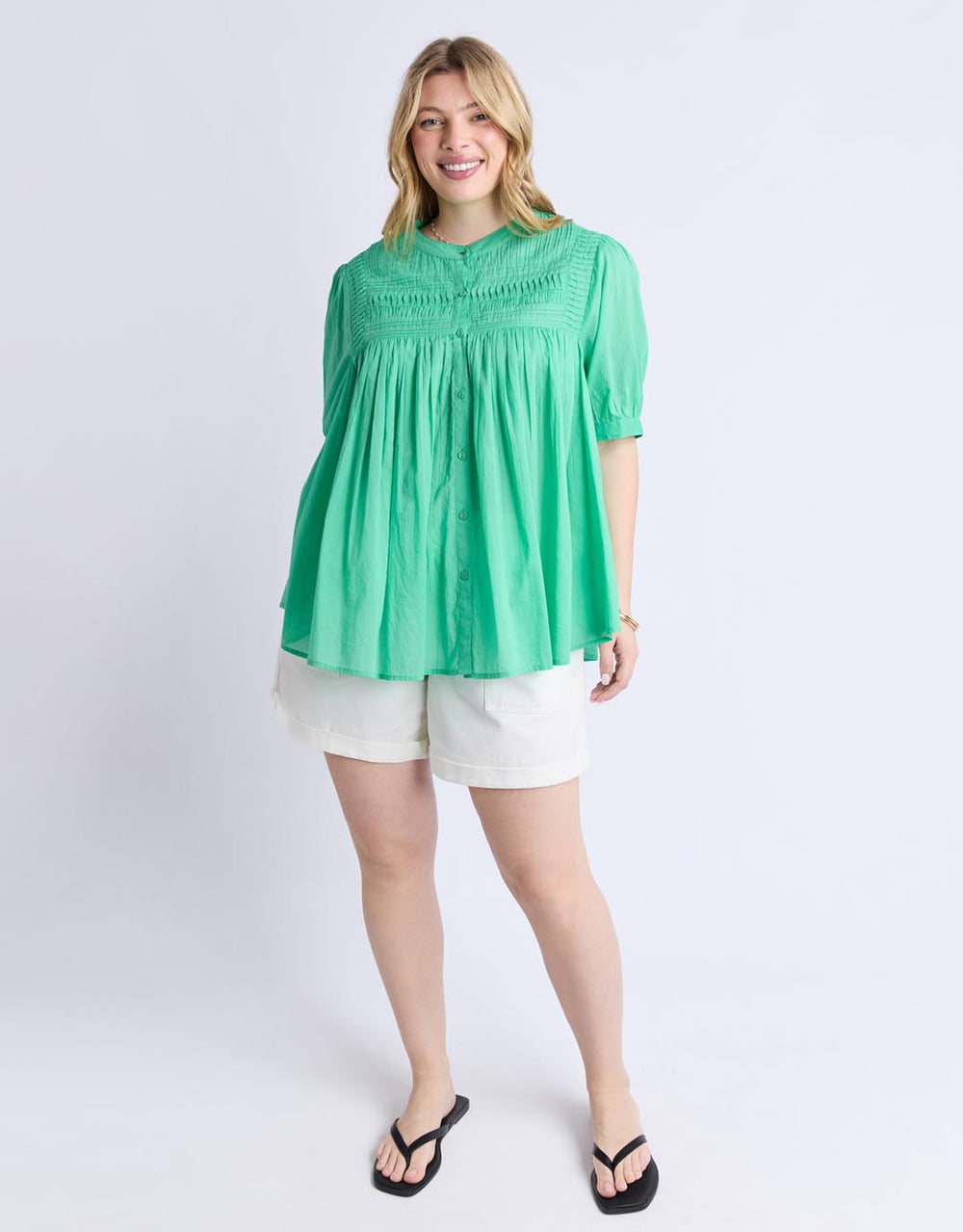 elm-monty-short-sleeve-shirt-gumdrop-green-womens-clothing