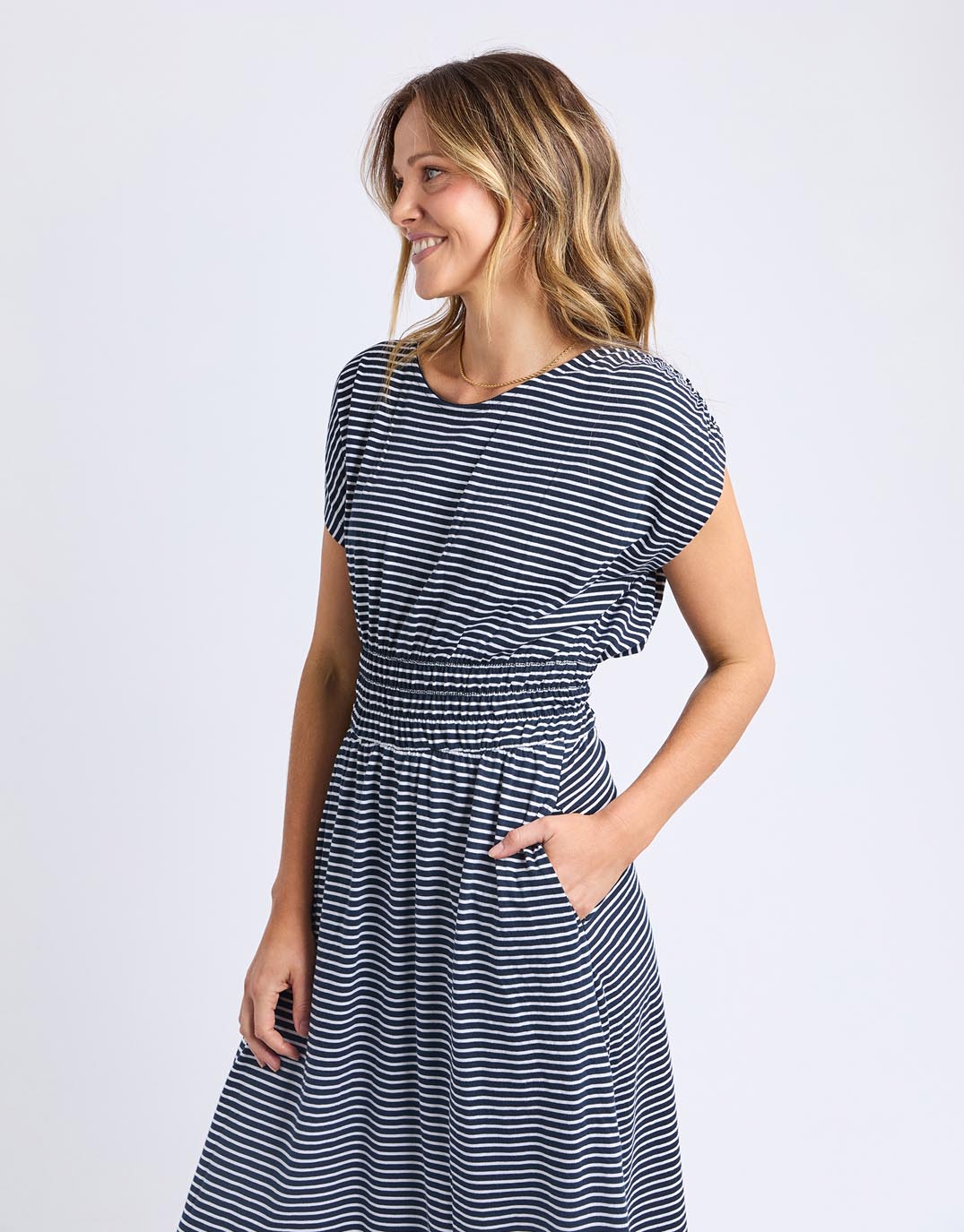 elm-nelle-dress-navy-white-stripe-womens-clothing
