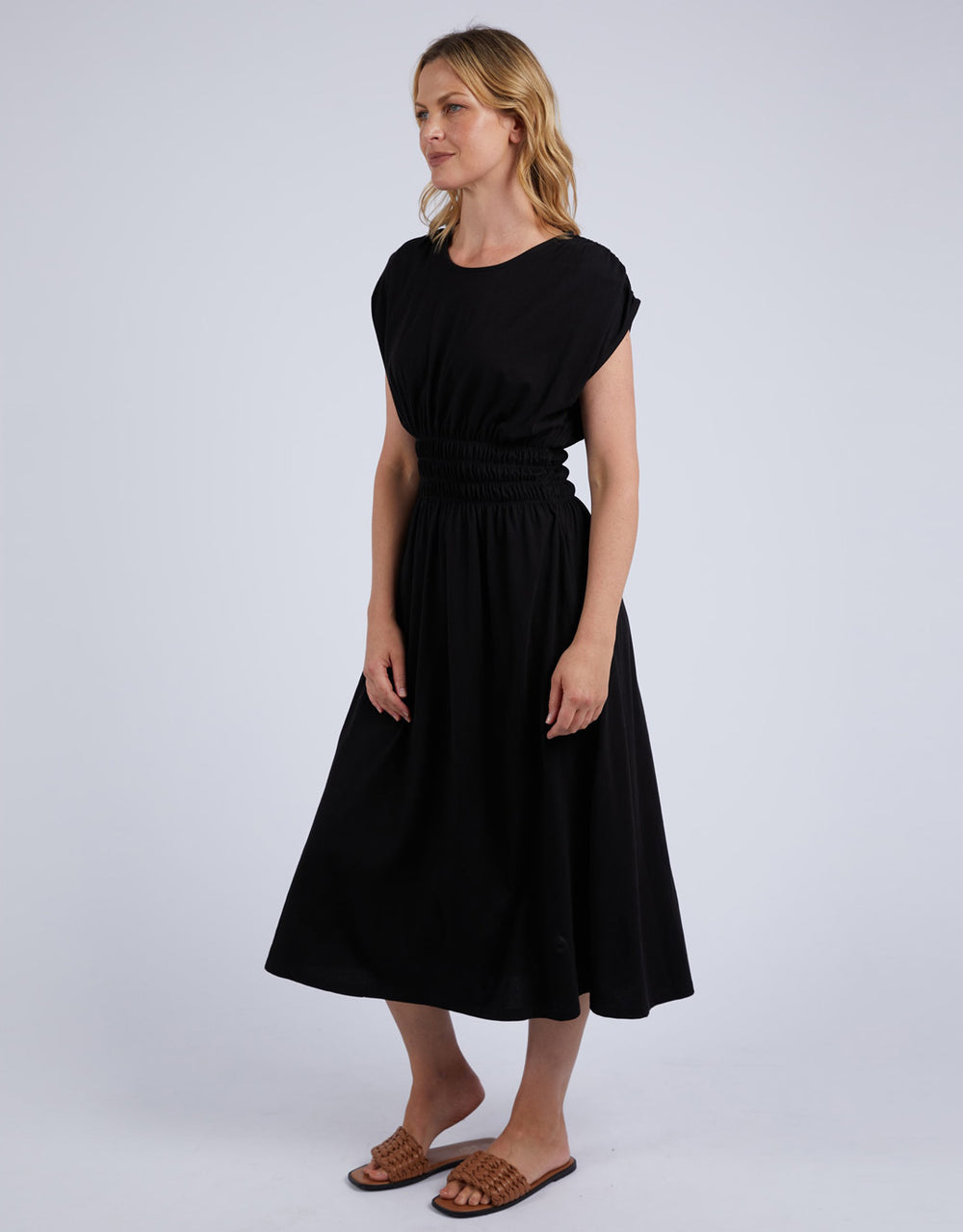 elm-nelle-midi-dress-black-womens-clothing