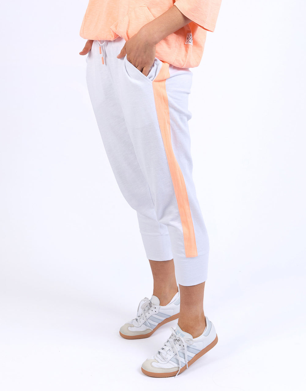 elm-neon-side-tape-3-4-brunch-pants-white-neon-orange-womens-clothing