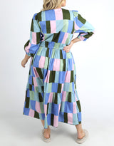 elm-odyssey-midi-dress-blue-green-print-womens-clothing