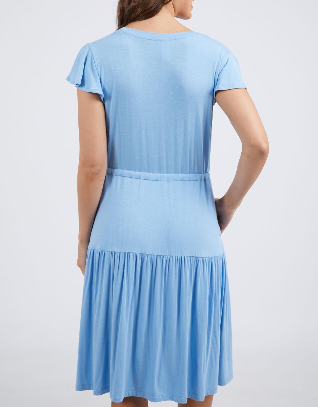 Elm - Priya Dress - Azure Blue - White & Co Living Dresses