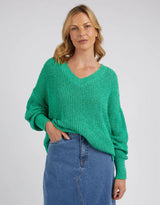 elm-rachele-v-neck-knit-greenbriar-womens-clothing