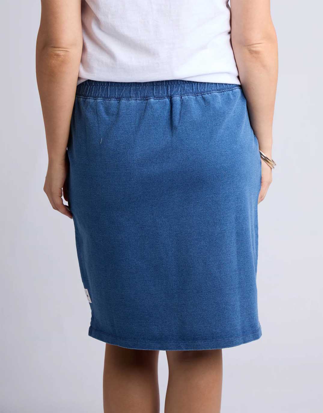 Rickety Skirt - Blue Denim Look