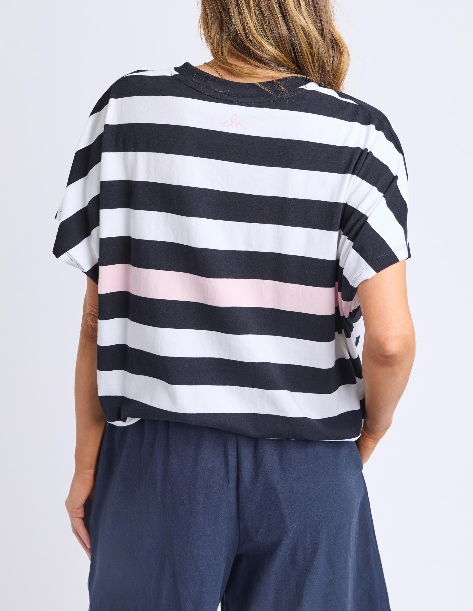 elm-sorrento-tee-black-white-stripe-womens-clothing
