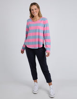 elm-spritz-stripe-long-sleeve-tee-geranium-pink-steel-blue-stripe-womens-clothing