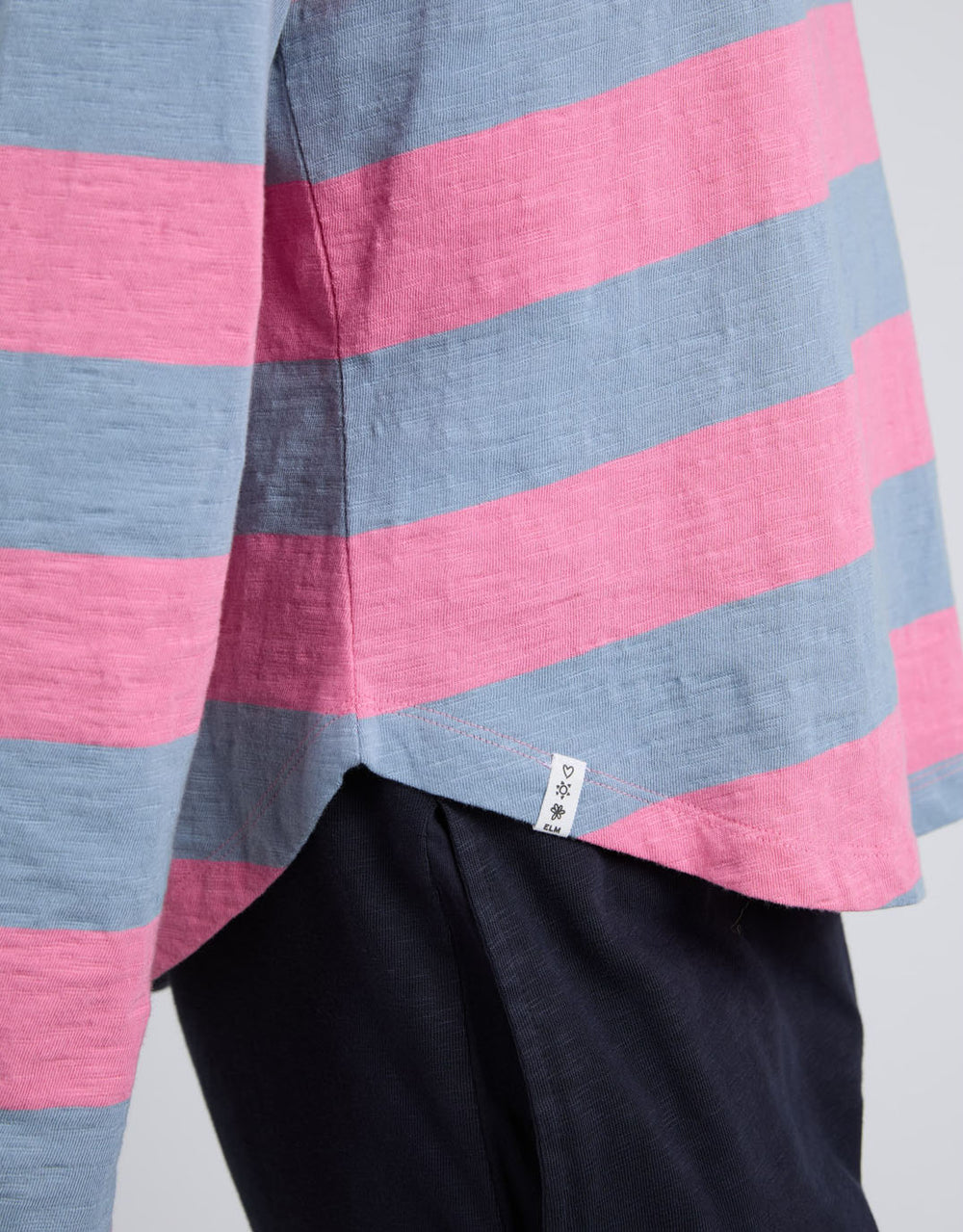 elm-spritz-stripe-long-sleeve-tee-geranium-pink-steel-blue-stripe-womens-clothing