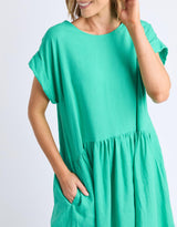 elm-sunset-hour-solid-dress-dress-gumdrop-green-womens-clothing