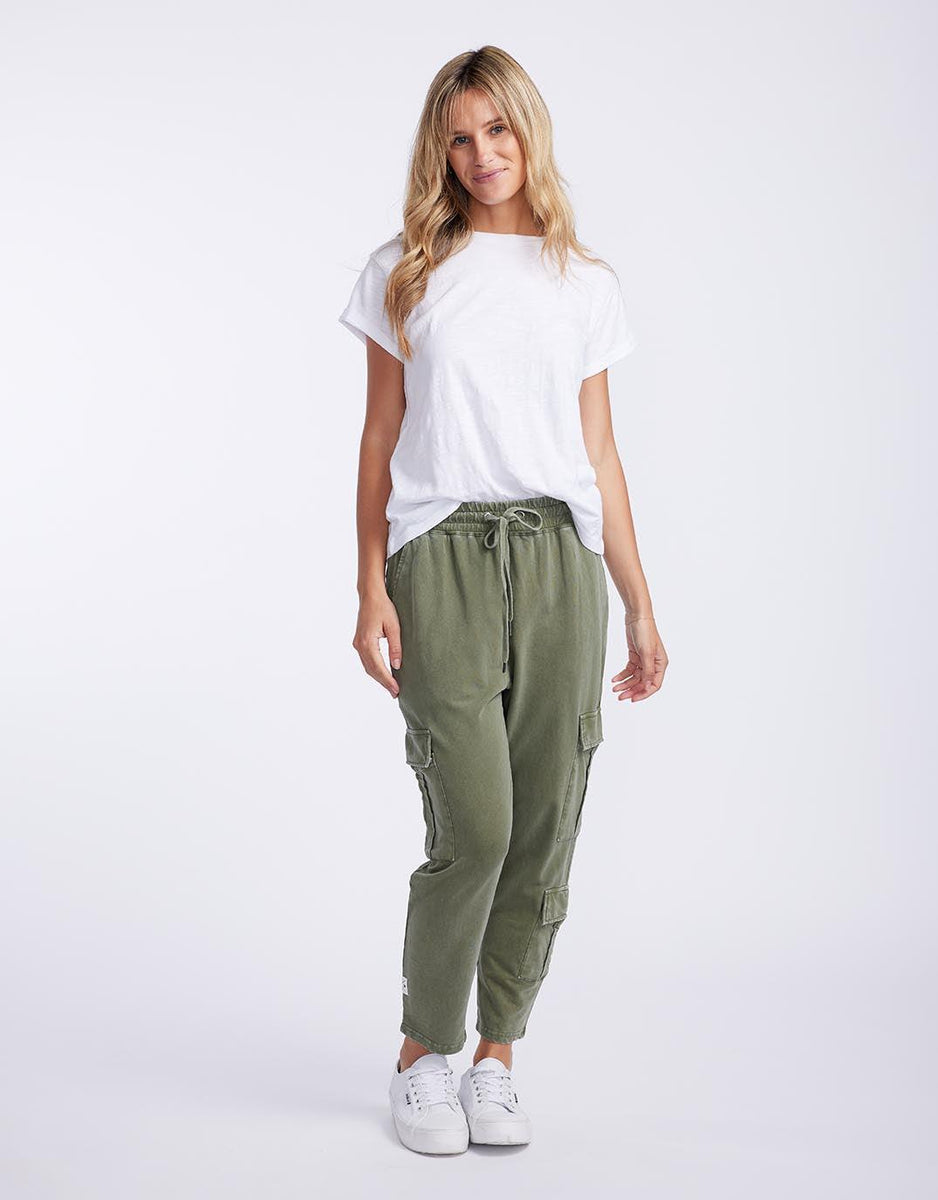 Buy Suri Cargo Pant - Khaki Elm for Sale Online New Zealand | White & Co.