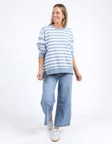 elm-vivid-crew-steel-blue-stripe-womens-clothing