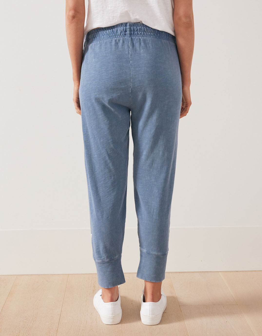 Washed 3/4 Brunch Pants - Denim