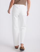 Elodie Straight Leg Jean - White