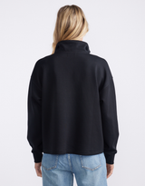 Escape Super Soft Half Zip Top - Black