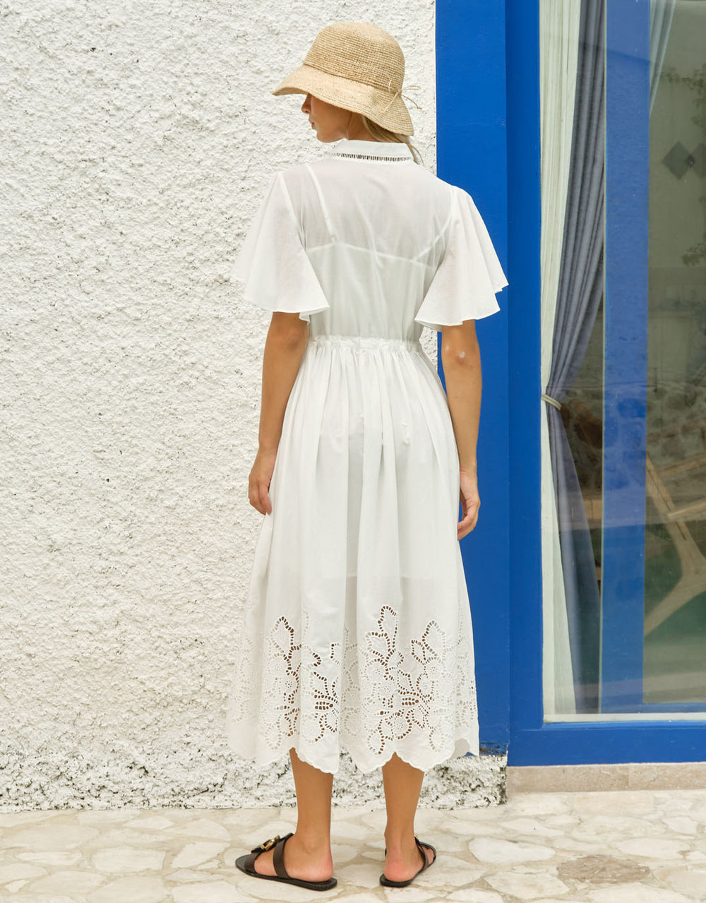 Maribel Midi Dress - White