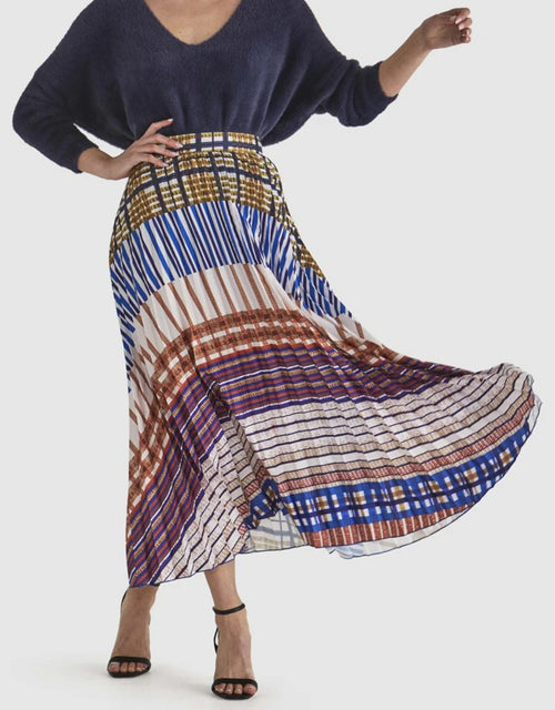 fate-becker-rays-skirt-check-womens-clothing