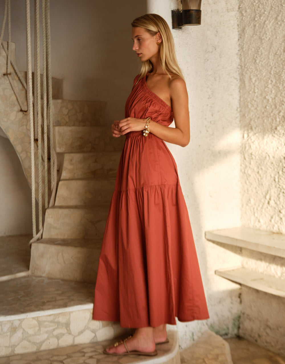 Seraphina Maxi Dress - Red Clay