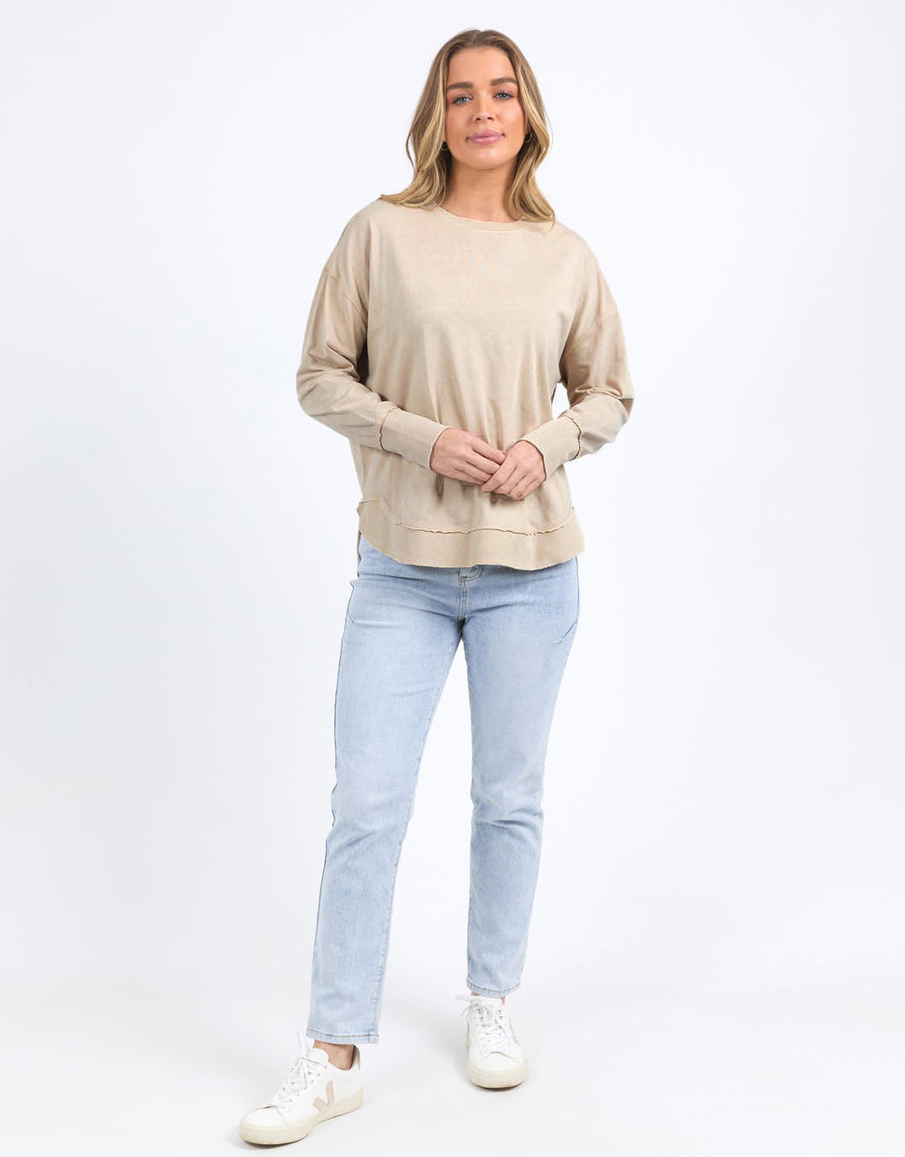 foxwood-farrah-long-sleeve-oatmeal-womens-clothing