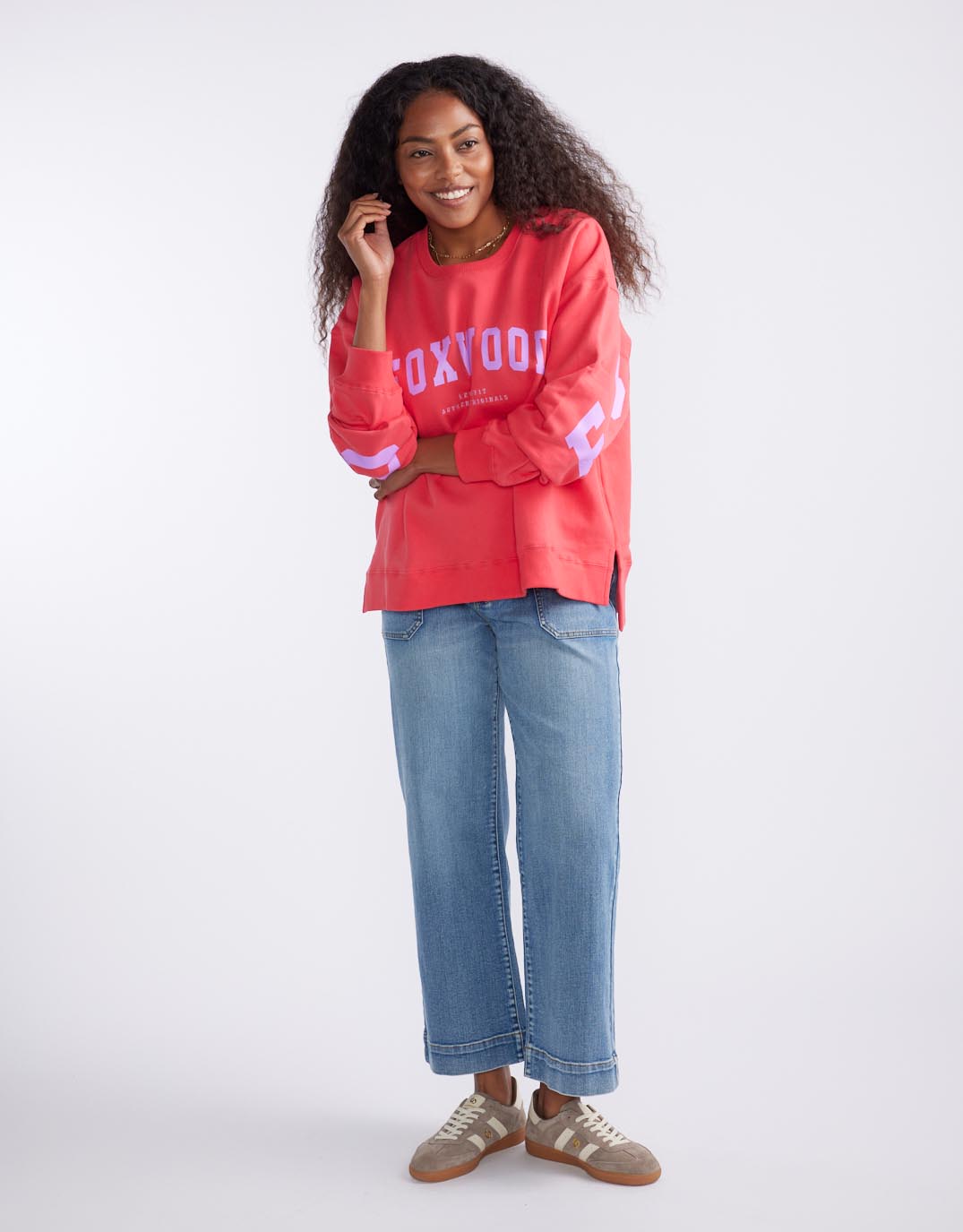 foxwood-interval-crew-raspberry-neon-lilac-womens-clothing