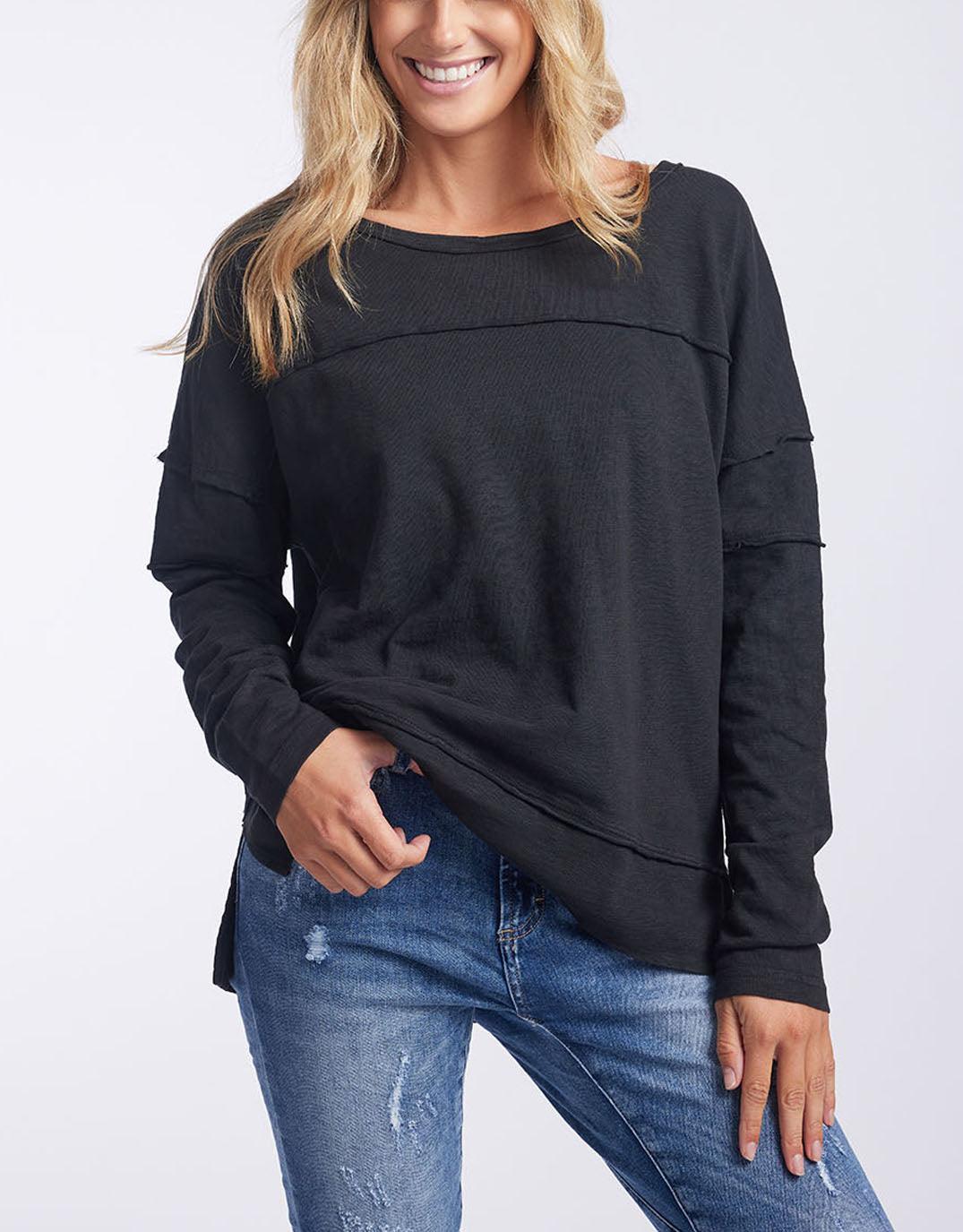 Jayne Throw On Top in Black Jayne Throw On Top in Black