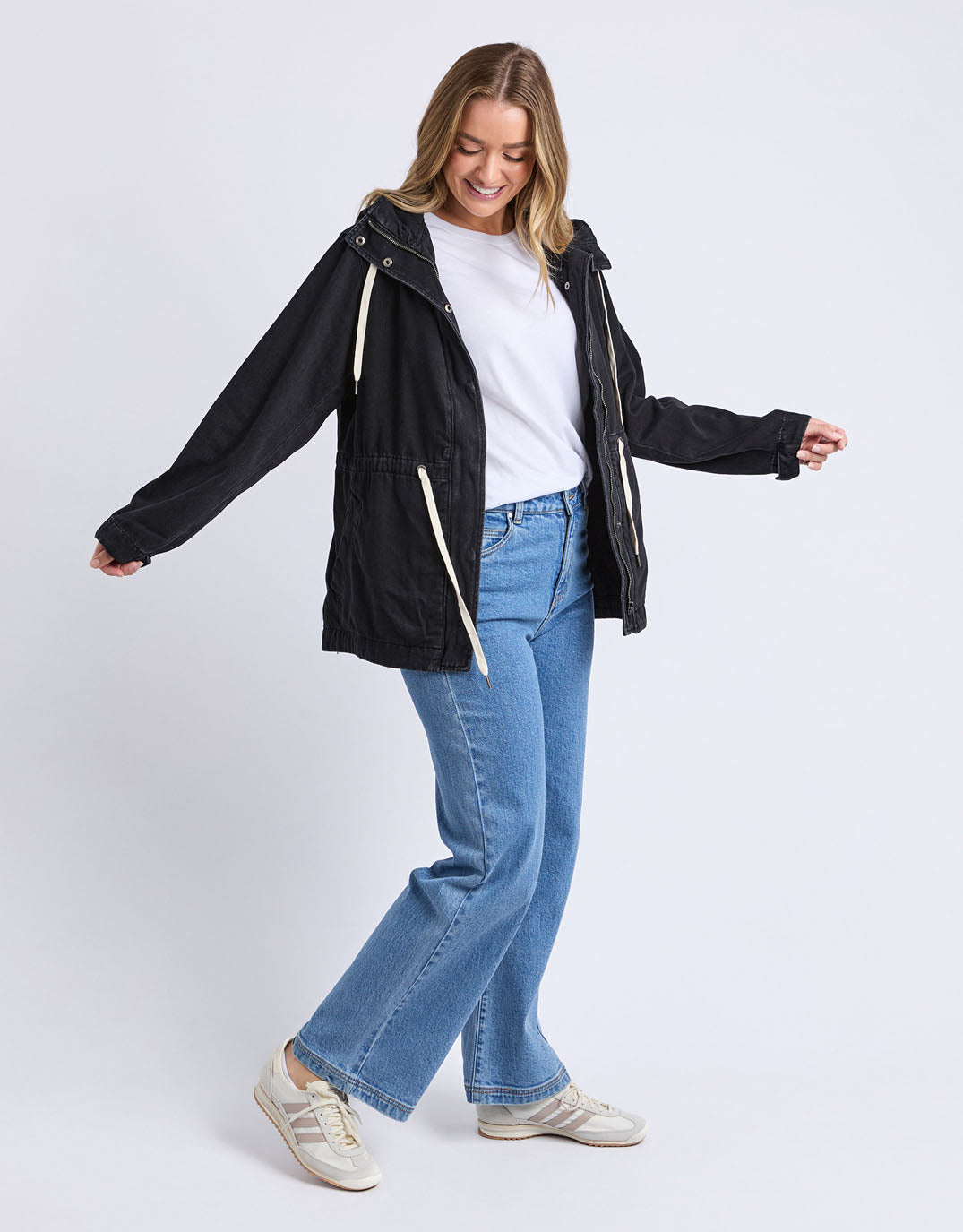 Kingston Anorak - Washed Black