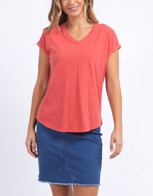 foxwood-manly-vee-tee-cayenne-womens-clothing