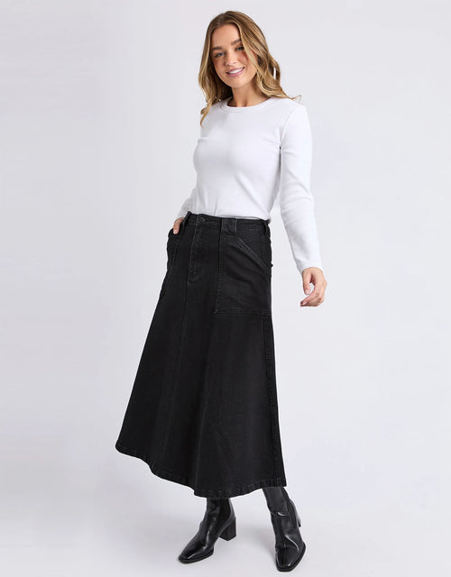foxwood-potter-skirt-washed-black-womens-clothing