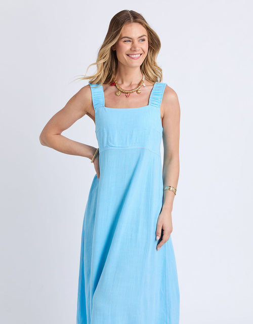 Sage Dress - Blue