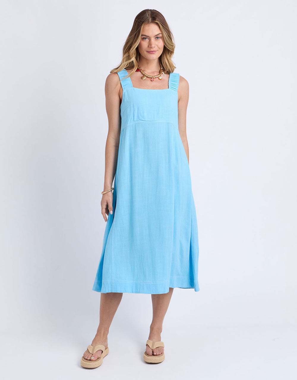 Sage Dress - Blue