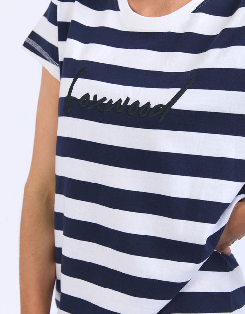 Signature Stripe Tee Dress - Navy