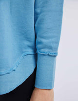 Foxwood - Simplified Crew - Bright Blue - White & Co Living Jumpers