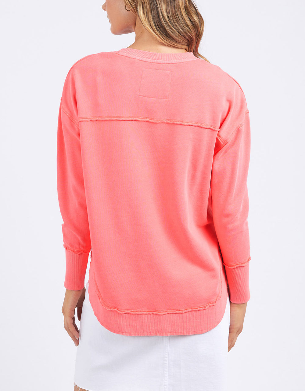 foxwood-simplified-crew-neon-pink-womens-clothing