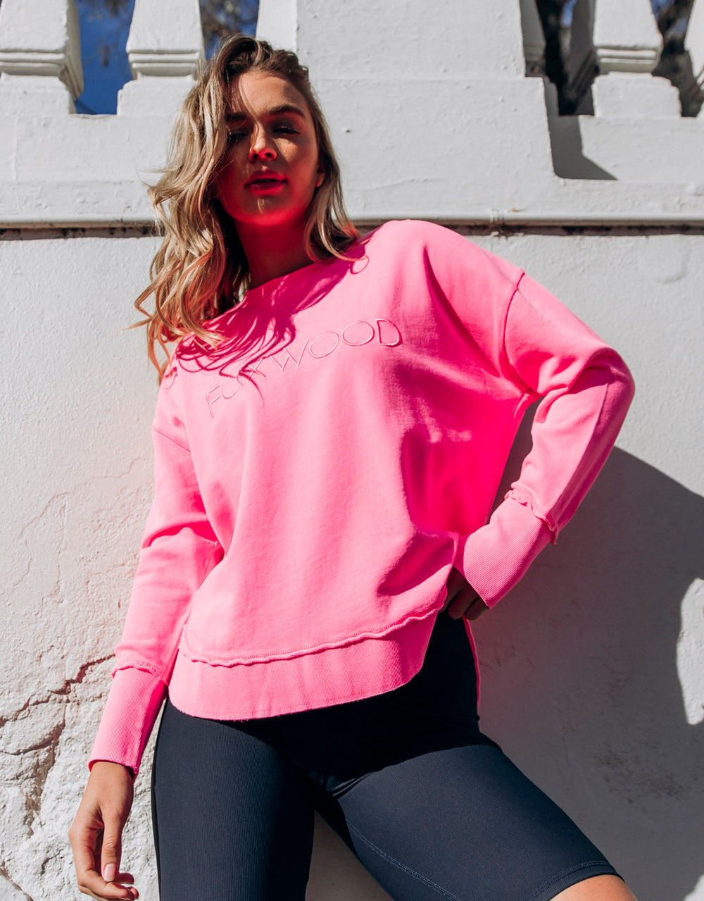 foxwood-simplified-crew-neon-rose-womens-clothing