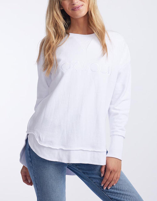 Foxwood - Simplified Crew - White - White & Co Living Jumpers