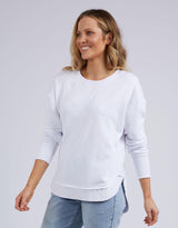 Foxwood - Simplified Crew - White - White & Co Living Jumpers