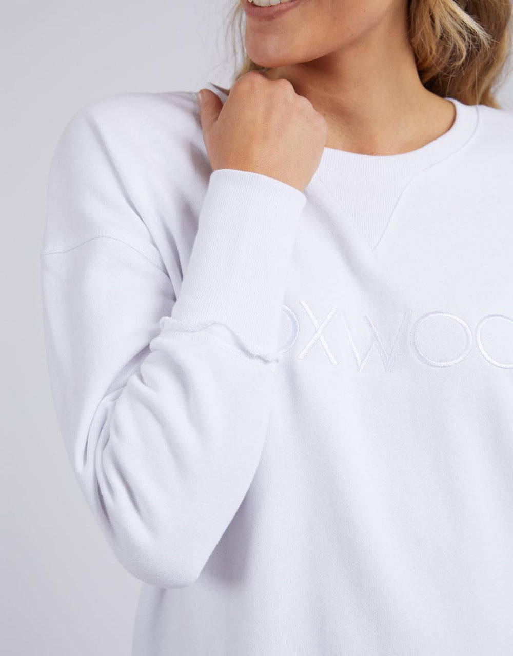 Foxwood - Simplified Crew - White - White & Co Living Jumpers