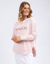 Simplified Metallic Crew - Pale Pink