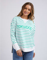 foxwood-simplified-stripe-crew-green-womens-clothing
