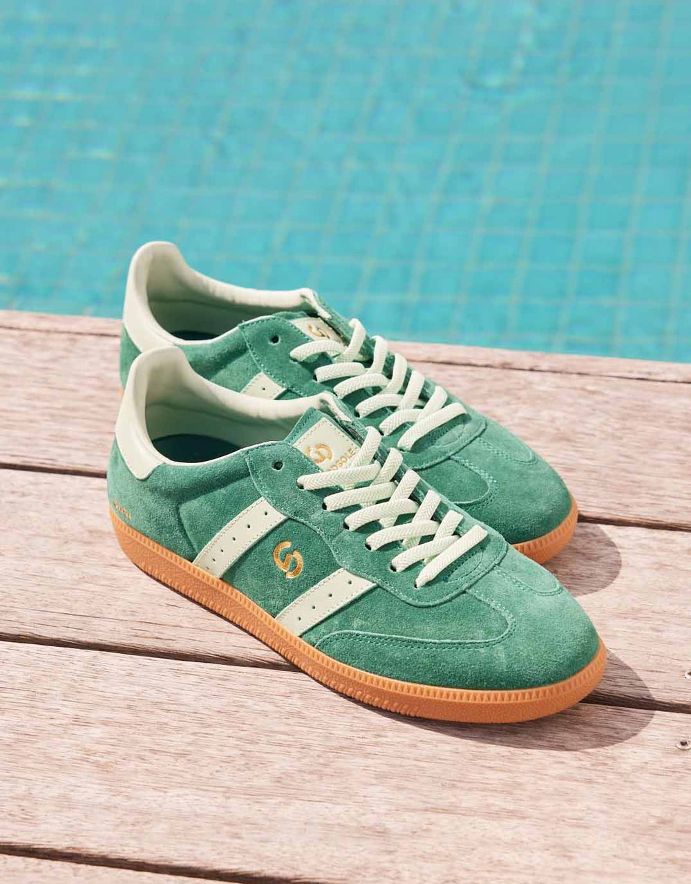 Parallel Suede Sneakers - Green/Mint