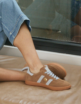 Parallel Suede Sneakers - Smoke Brown/Blue
