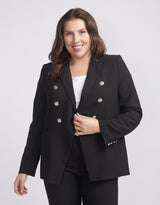 Gordon Smith - Lauren Blazer - Black - White & Co Living Jackets