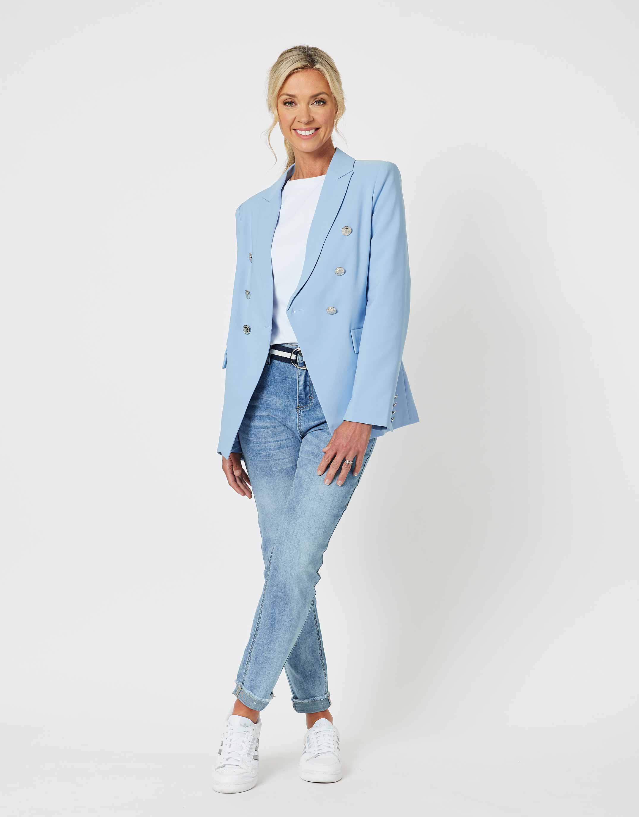 Lauren Blazer - Powder - White & Co Living