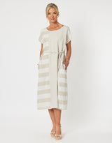 gordon-smith-patio-stripe-midi-dress-natural-womens-clothing