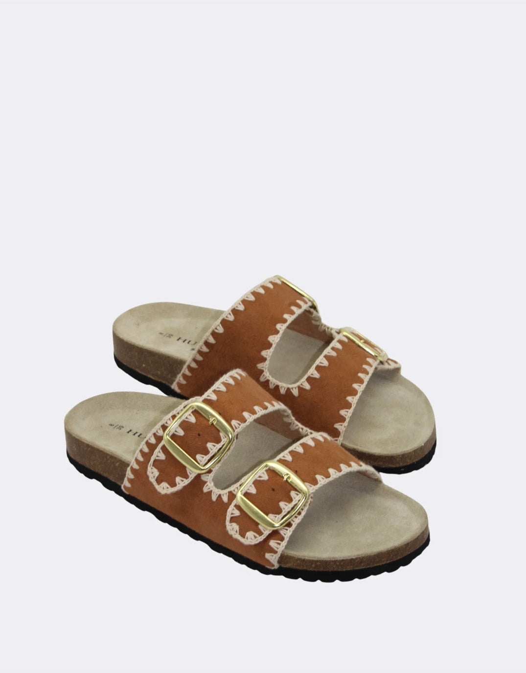 Cleo Slides - Tan
