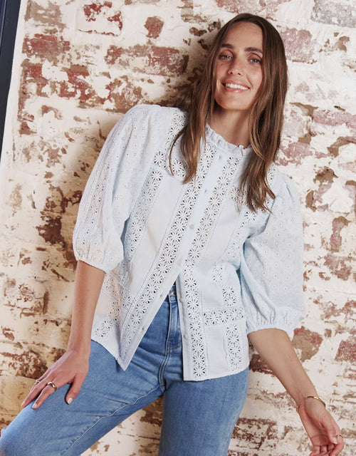 Isabella Shirt - Powder Blue