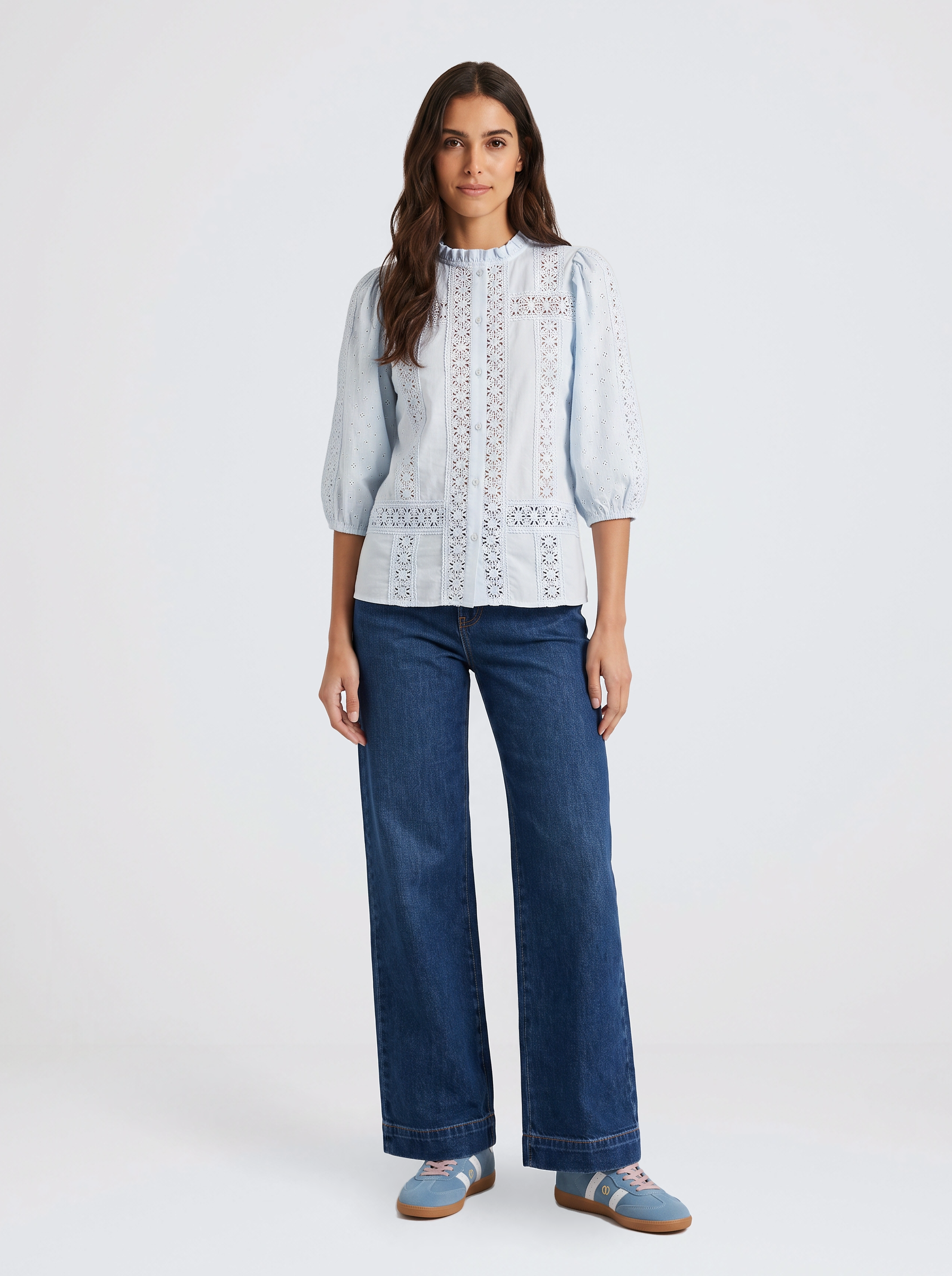 Isabella Shirt - Powder Blue